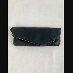 Mudpie Foldover Clutch Black Handbag